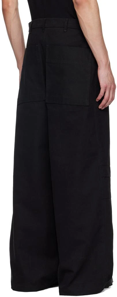 BRYAN JIMENÈZ SSENSE Exclusive Black Pleat Trousers 3