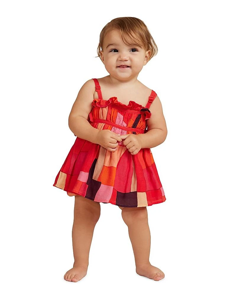 Cult Gaia Girl's Lola Printed Dress & Headband Set 2