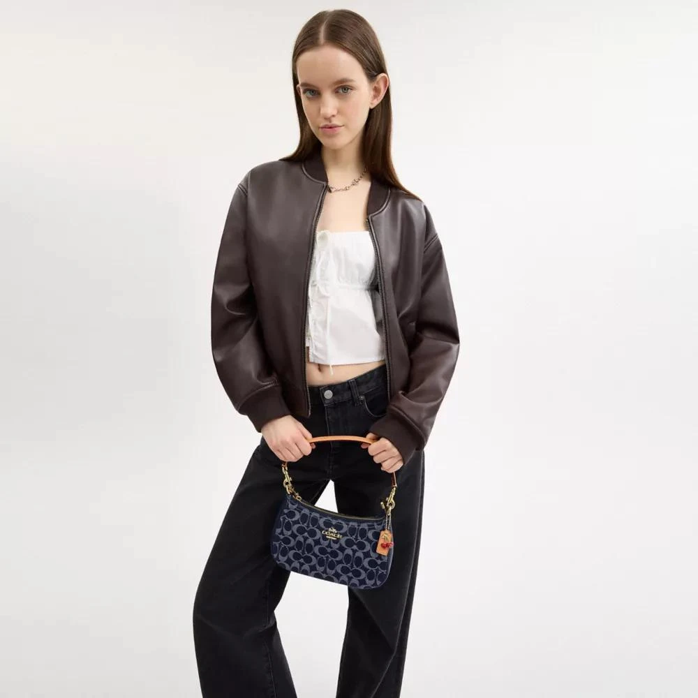 Coach Teri Shoulder Bag In Signature Denim 3