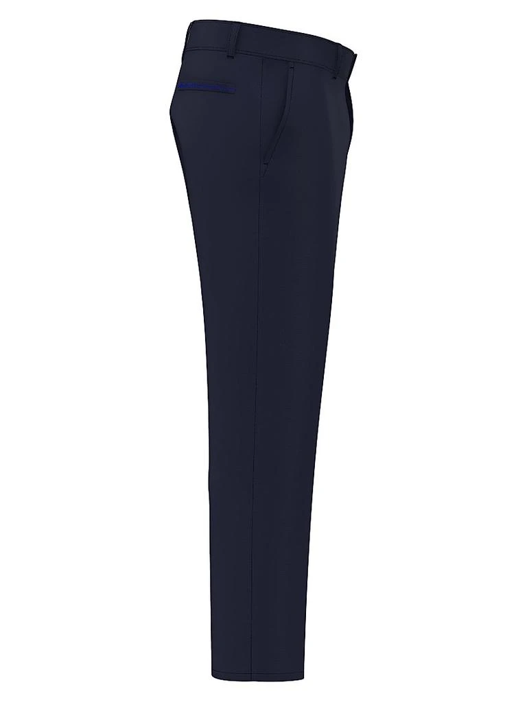 Burberry Wool Flat-Front Trousers 4