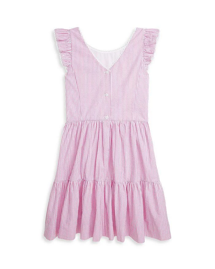 Ralph Lauren Girls' Striped Cotton Seersucker Dress - Big Kid 2