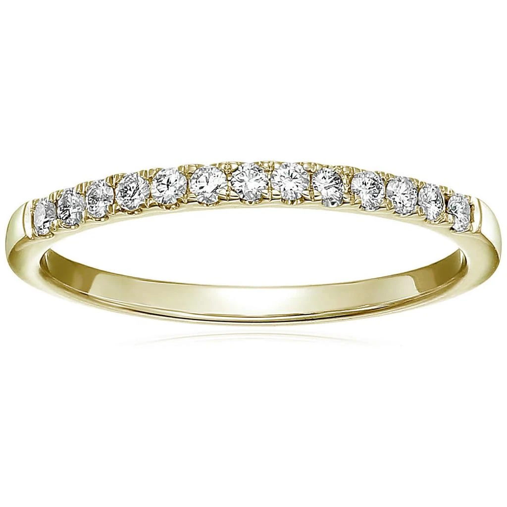 Vir Jewels 1/5 cttw Pave Diamond Wedding Band 14k White Gold Bridal Prong Set 7