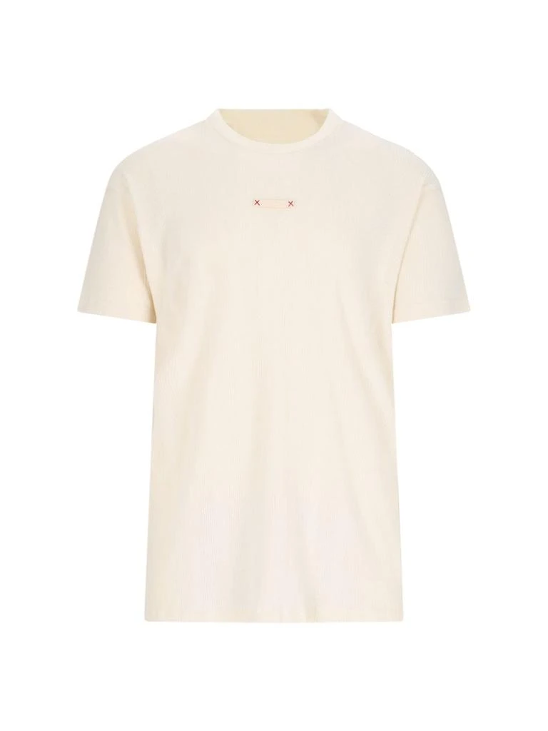 MAISON MARGIELA Maison Margiela Crewneck Ribbed T-Shirt 1