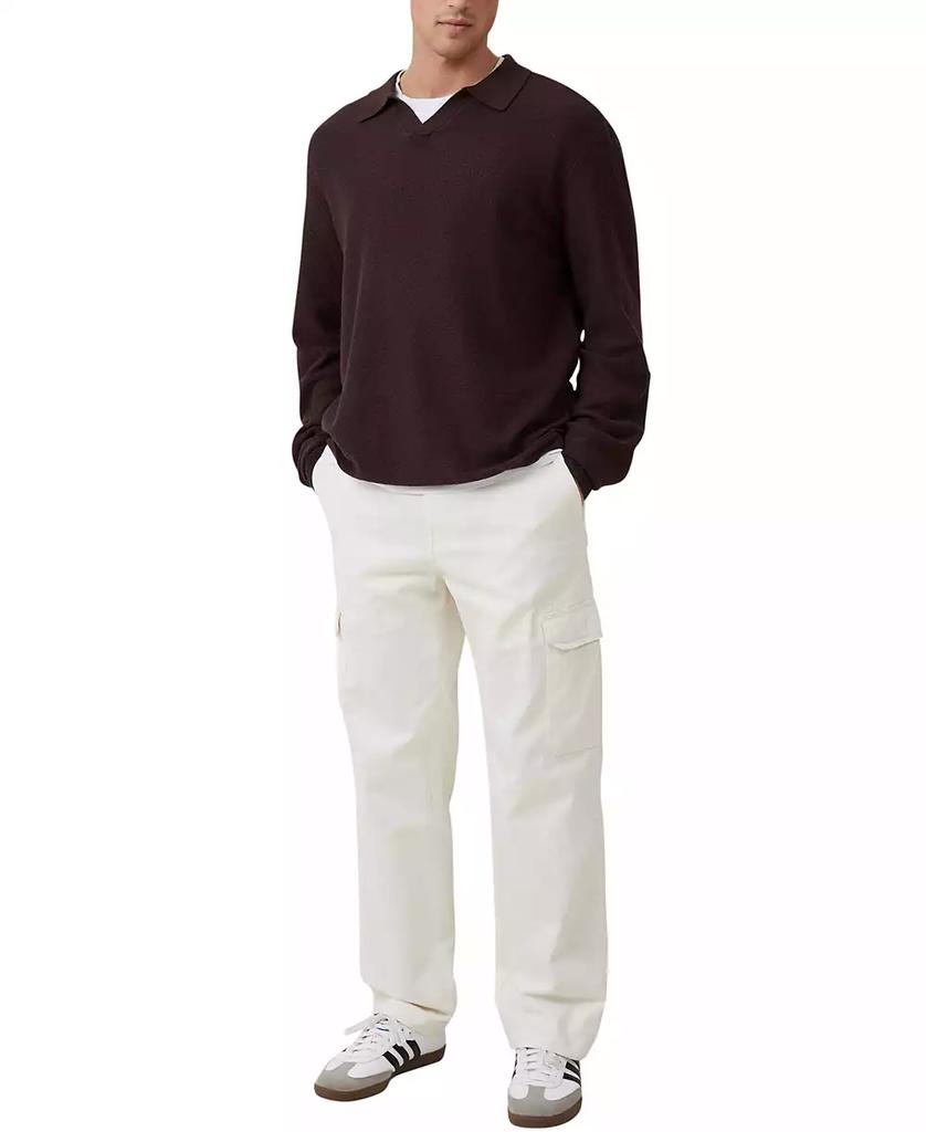 Cotton On Men's Jimmy Long Sleeve Polo