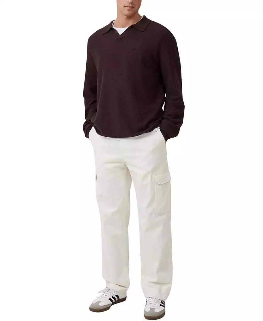 Cotton On Men's Jimmy Long Sleeve Polo 2