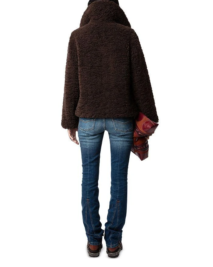ZADIG & VOLTAIRE Fred Faux Fur Coat 7