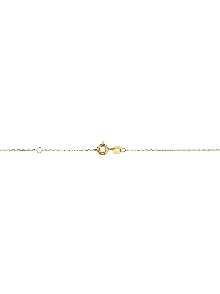 Oradina 14K Yellow Gold Turin Pendant Choker