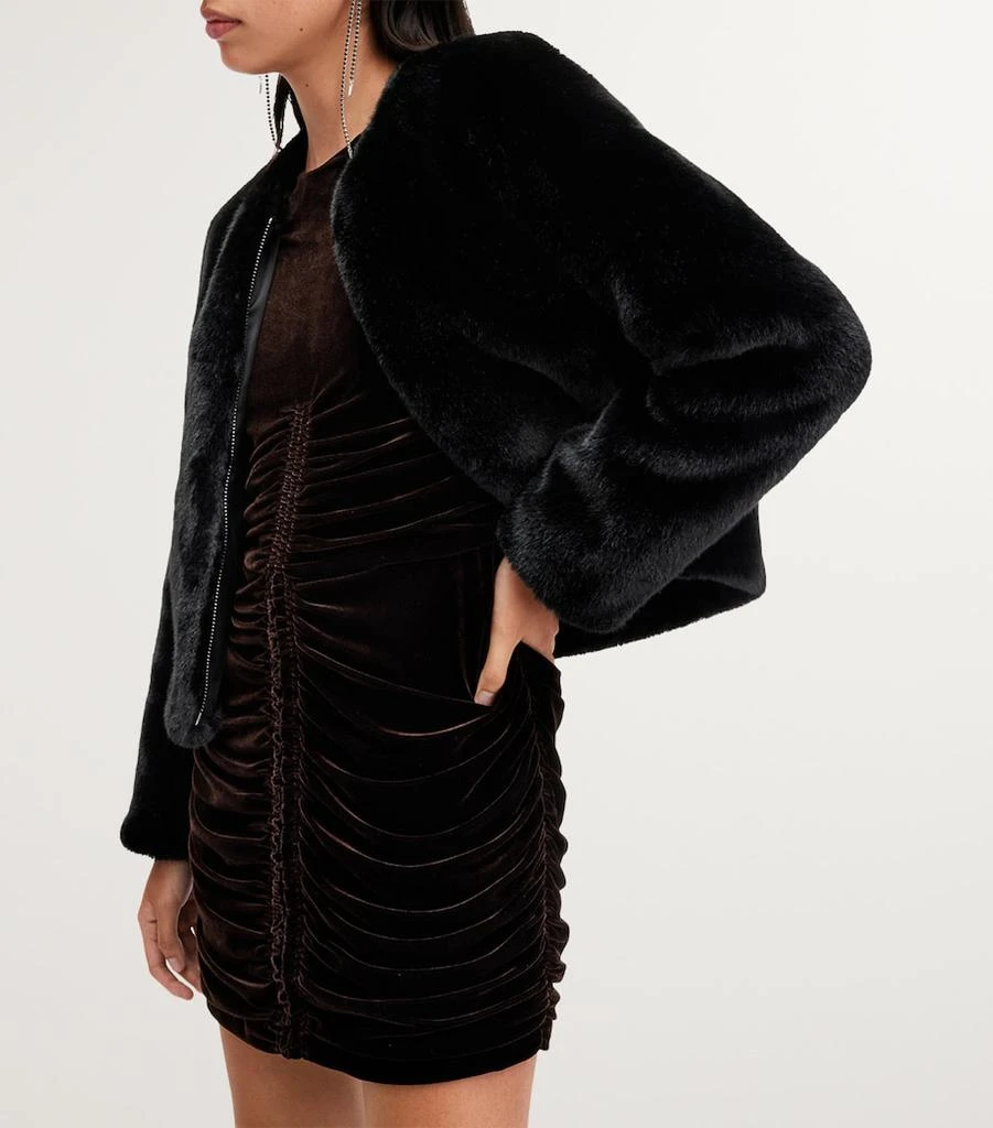 ALL SAINTS Faux Fur Florence Jacket 7