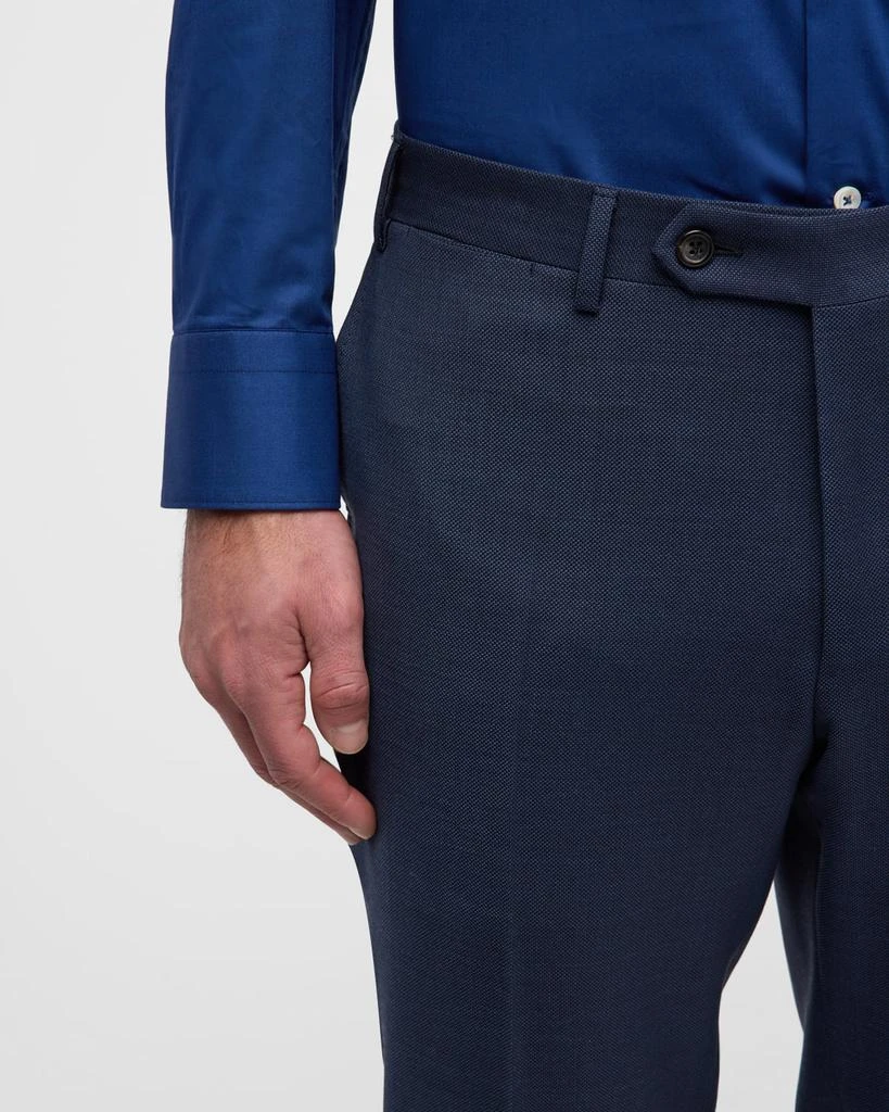 Canali Men's Textured Super 130s Wool Suit 10