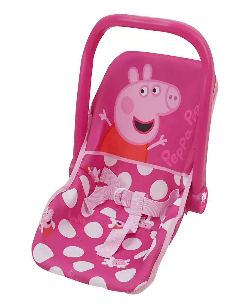 Peppa Pig Baby Doll Pink White Dots Car Seat