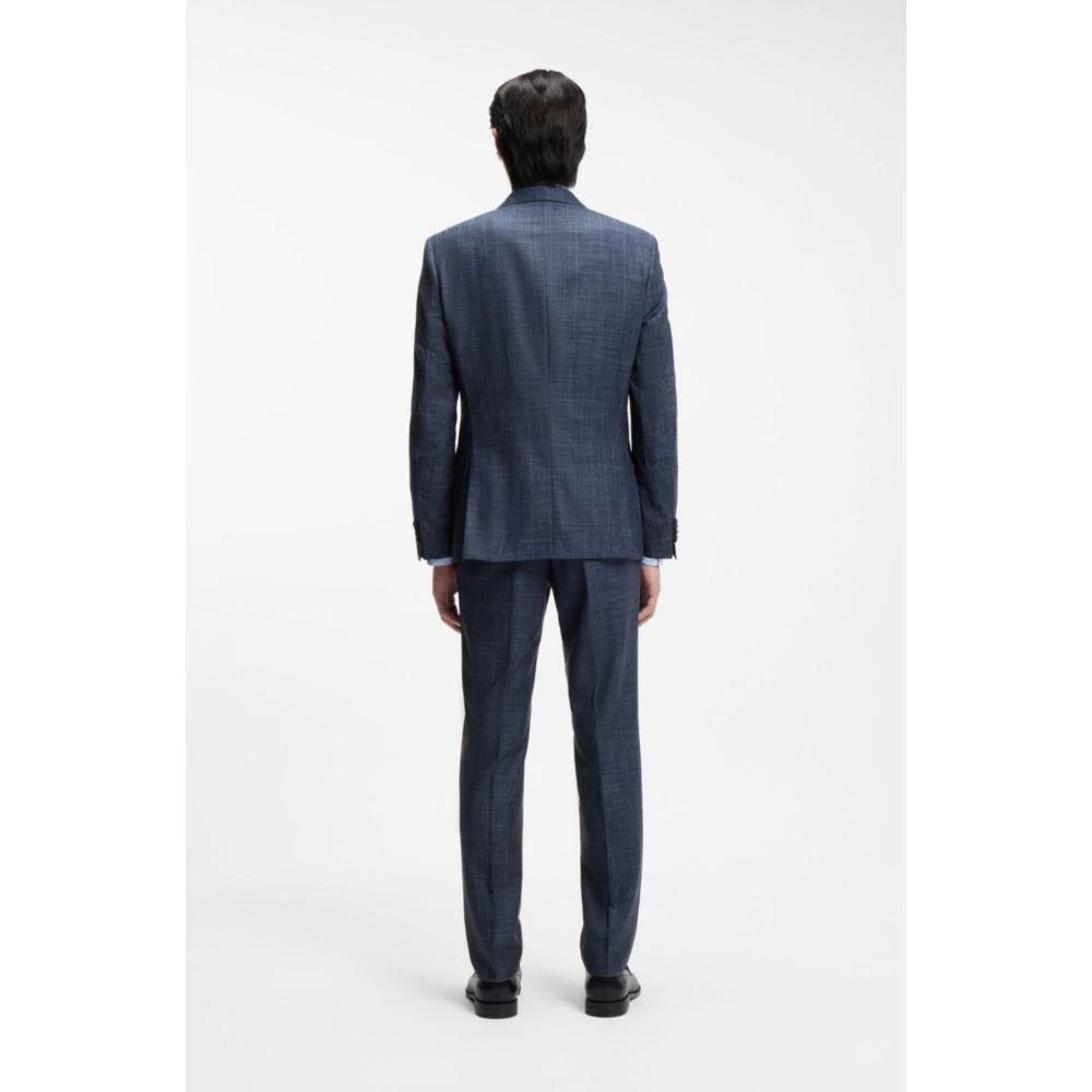 Hugo Boss Two-piece slim-fit suit in wool, silk and linen 4