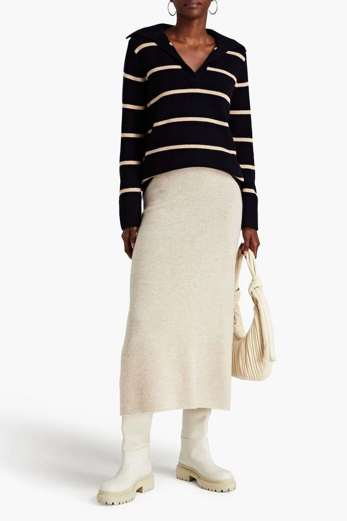 Vince Striped wool and cashmere-blend sweater 2