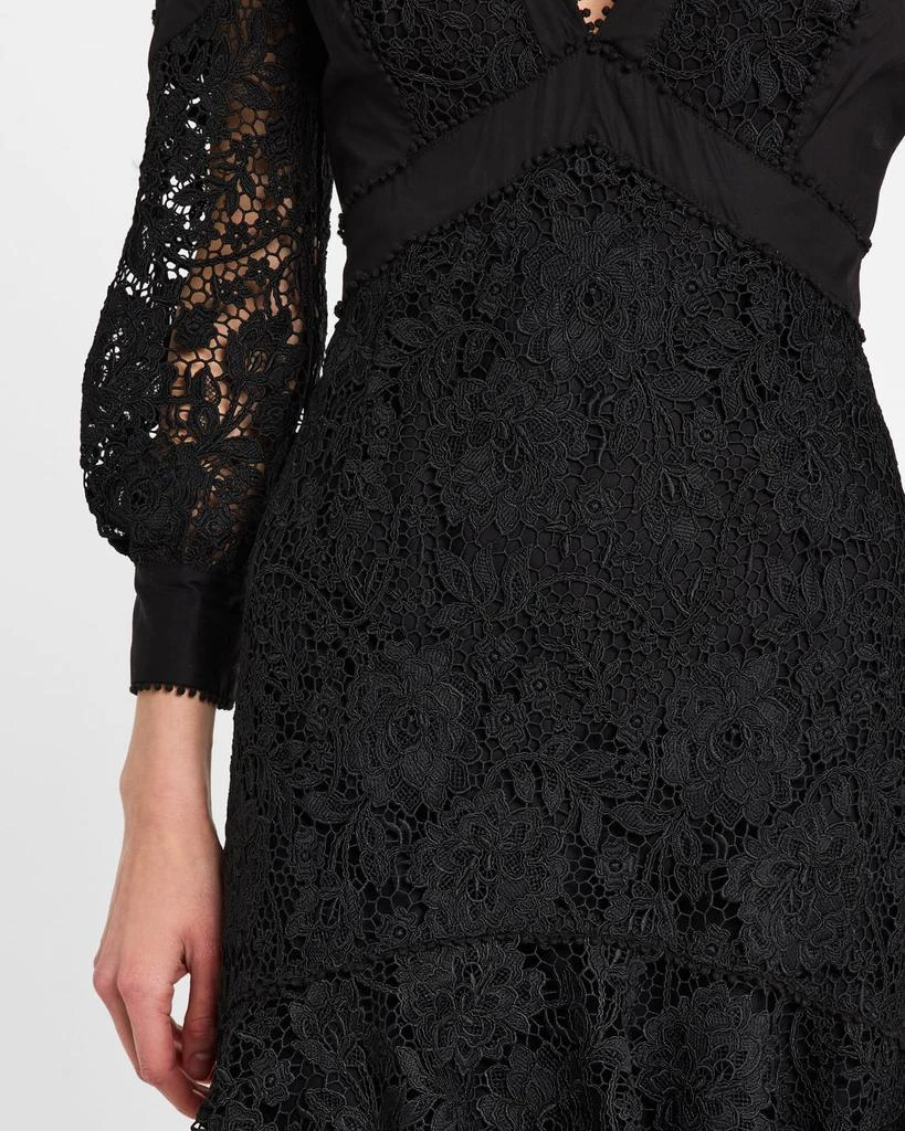 Handkerchief Floral Lace Midi Dress  On Sale Now with Up to 50% Off |  Discover Exclusive Deals & Savings at BeyondStyle  Authentic Marchesa Rosa  women's clothing|dresses|women|Women with Limited-Time Discounts, Free