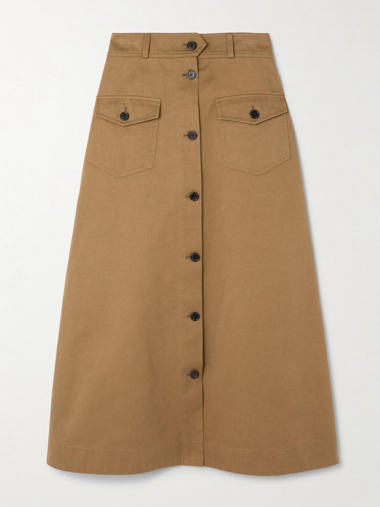 Yves Saint Laurent COTTON MIDI SKIRT - Dresses & Skirts