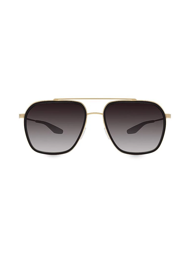 Barton Perreira Rizzo 60MM Titanium Aviator Sunglasses 2