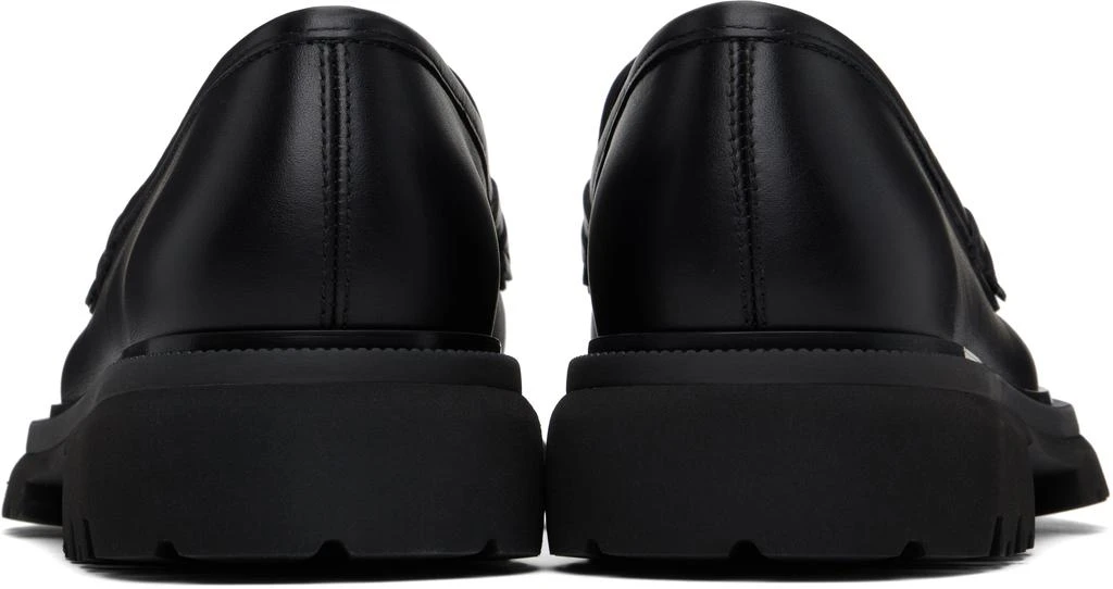 Ferragamo Black Gancini Ornament Loafers 2