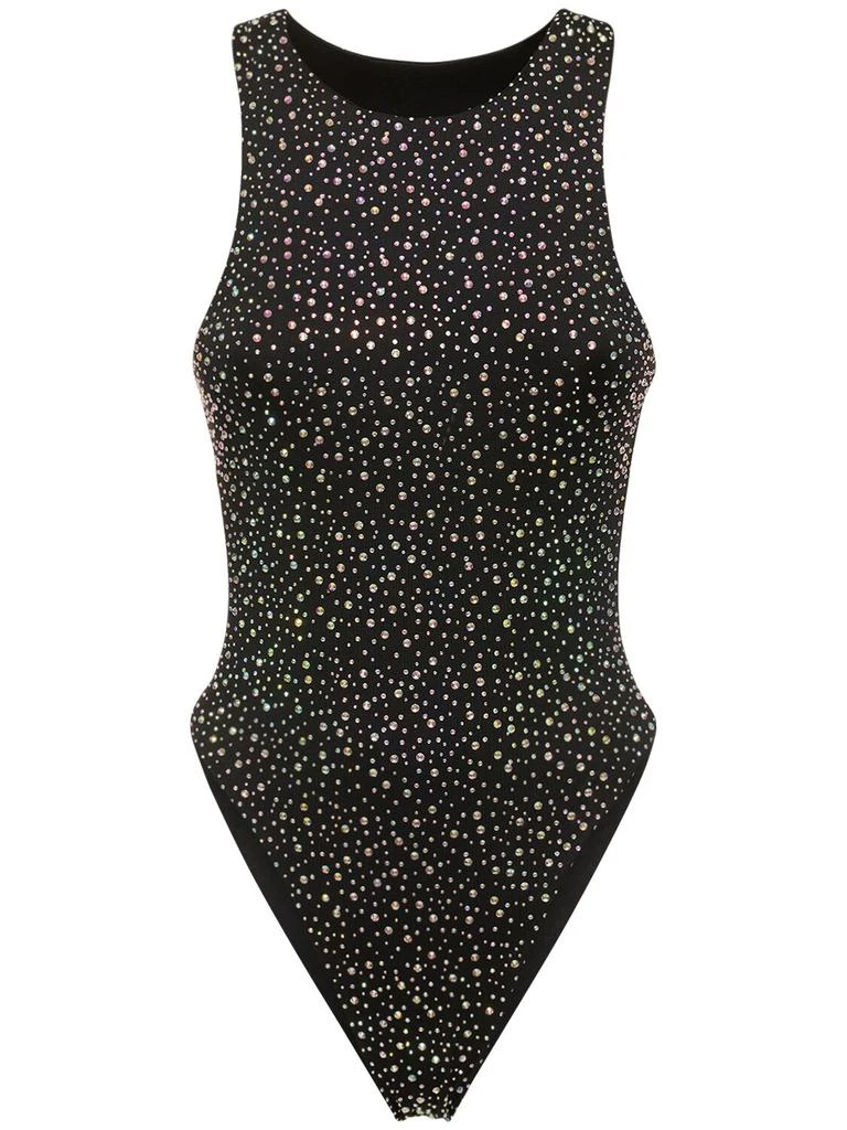 LESLIE AMON Dua Embellished Bodysuit 1