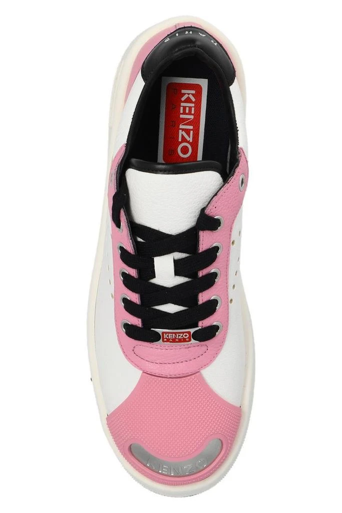 Kenzo Kenzo Hoops Contrasting-Toecap Low-Top Sneakers 4