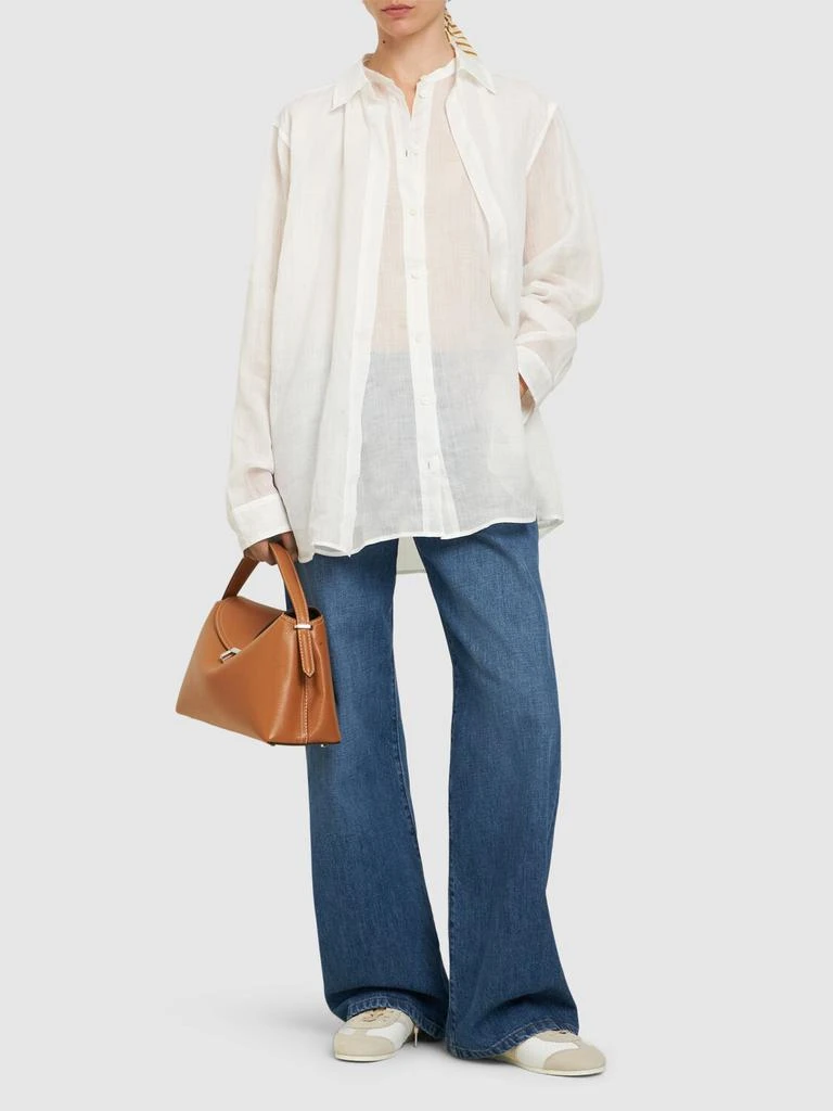 Totême Double Collar Ramie Shirt 1