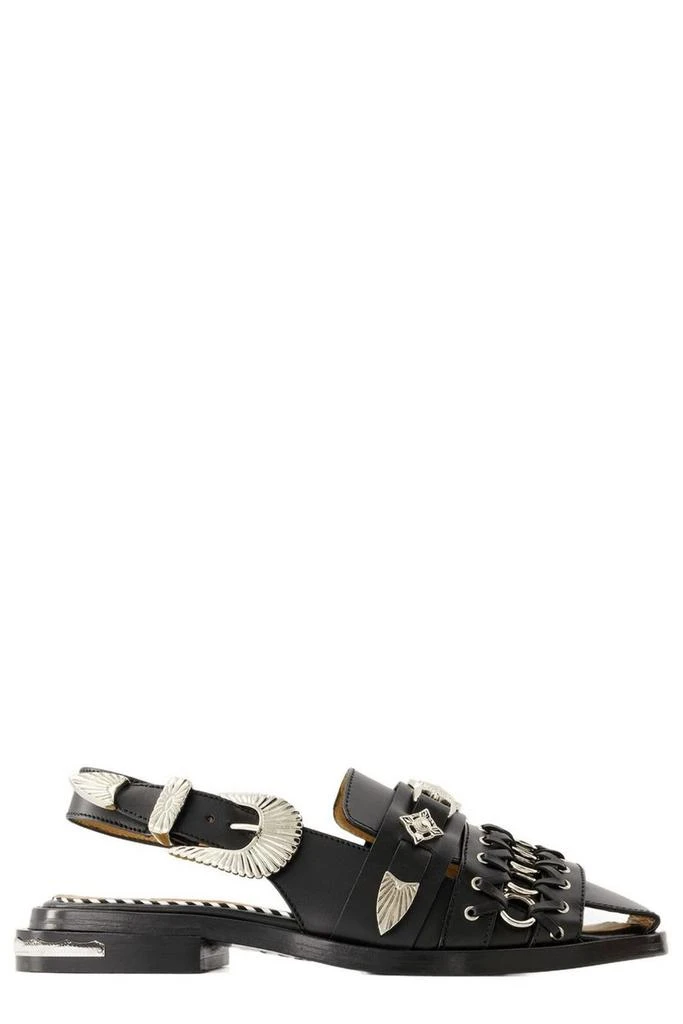 Toga Pulla Toga Pulla Buckled Slingback Sandals 1