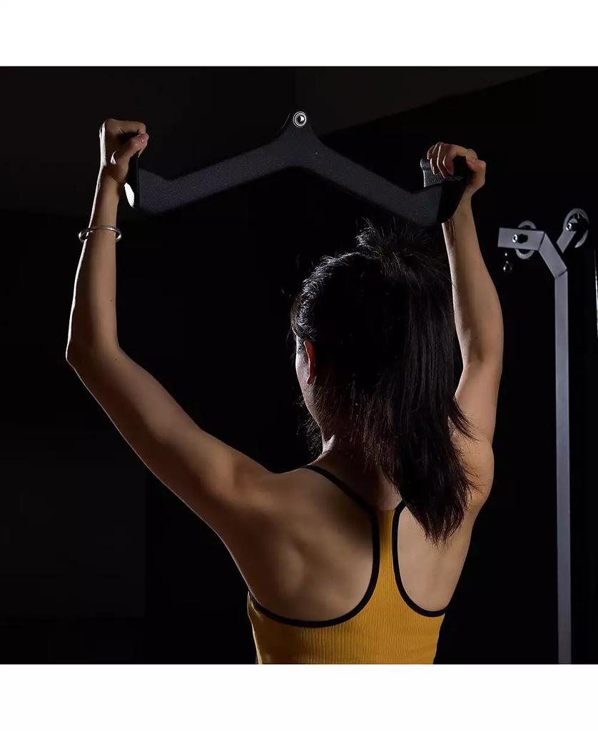 SUGIFT SUGFIT LAT Pulldown Bar Set 7-Piece Cable Row T-Bar V-Bar Attachments Rubber Grip