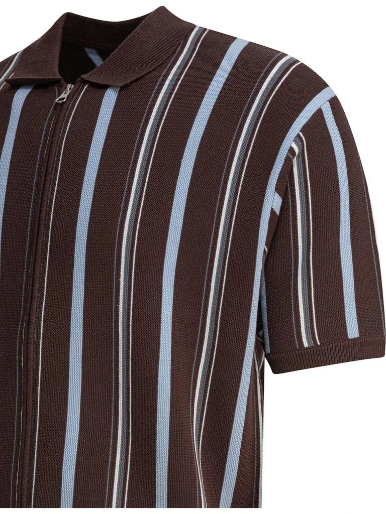 BEAMS PLUS Beams Plus Striped Polo Shirt 3