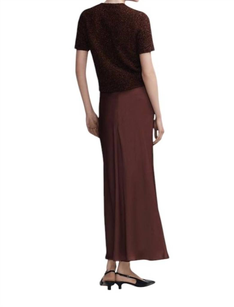 LELA ROSE Lela Rose - Plisse Chiffon A-Line Skirt