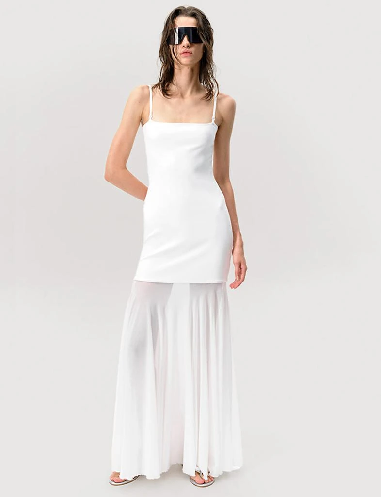 Pixie Market Romane Ribbed Sheer Dress-PREORDER 1