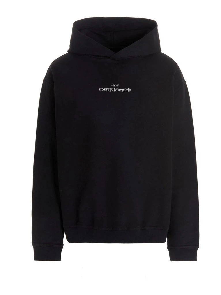 Maison Margiela Maison Margiela Logo Embroidered Hoodie 1