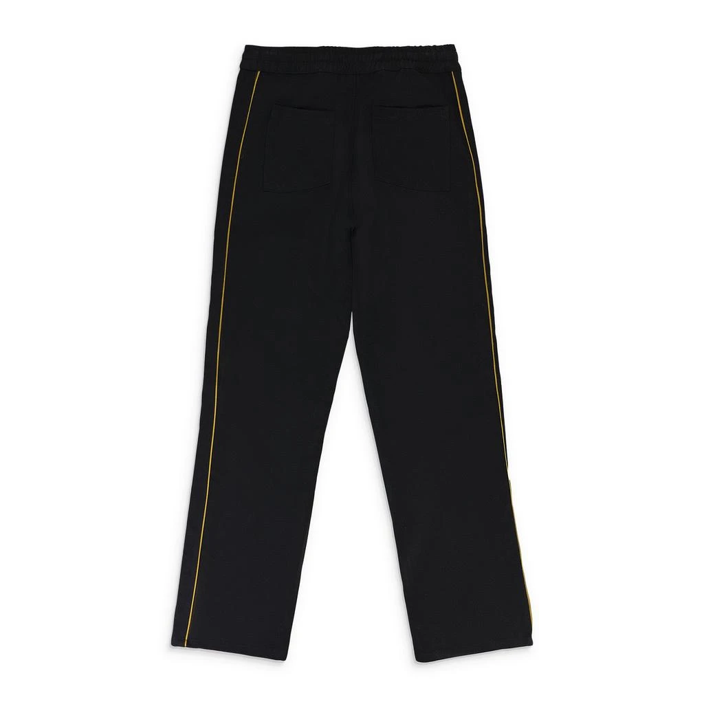 Rhude BLACK PIPED TWILL TRACK PANTS 2
