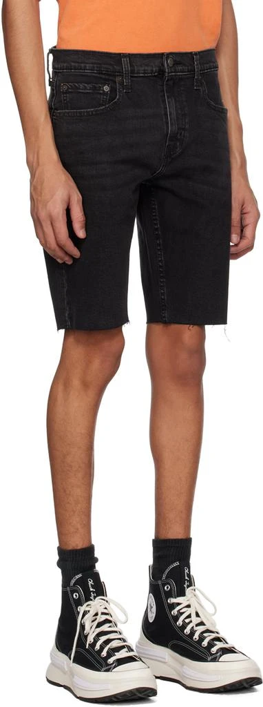 Levi's Black 412 Denim Shorts 2