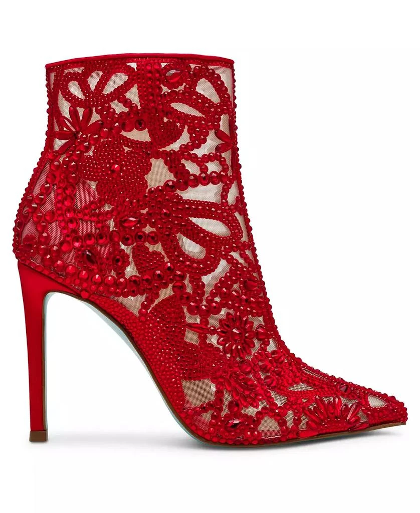 Betsey Johnson Women's Bolt Rhinestone Booties 2