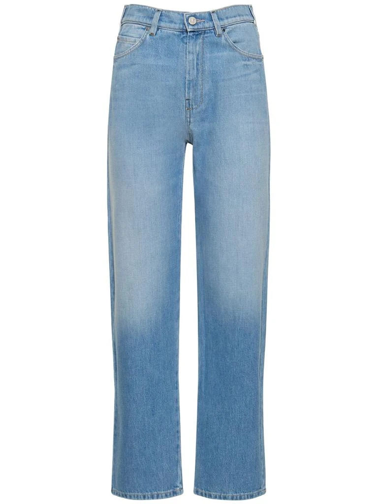 MAX MARA Eccelso Mid Waist Straight Denim Jeans 1