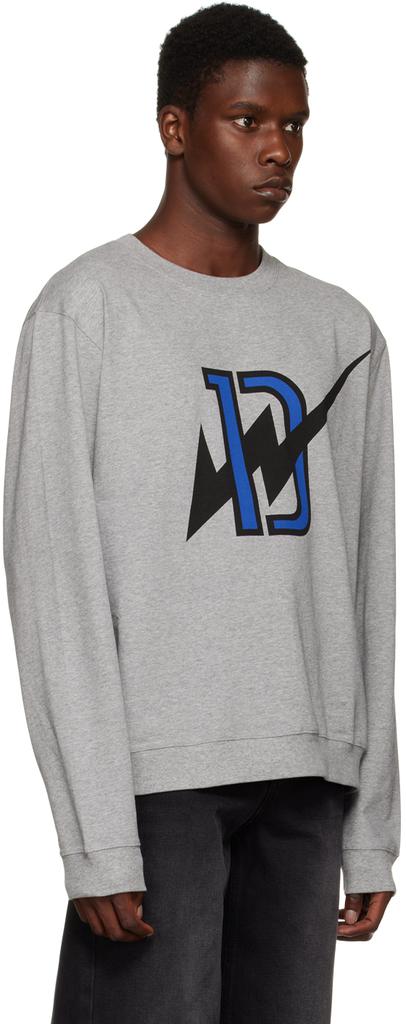 We11done Gray Thunder Sweatshirt