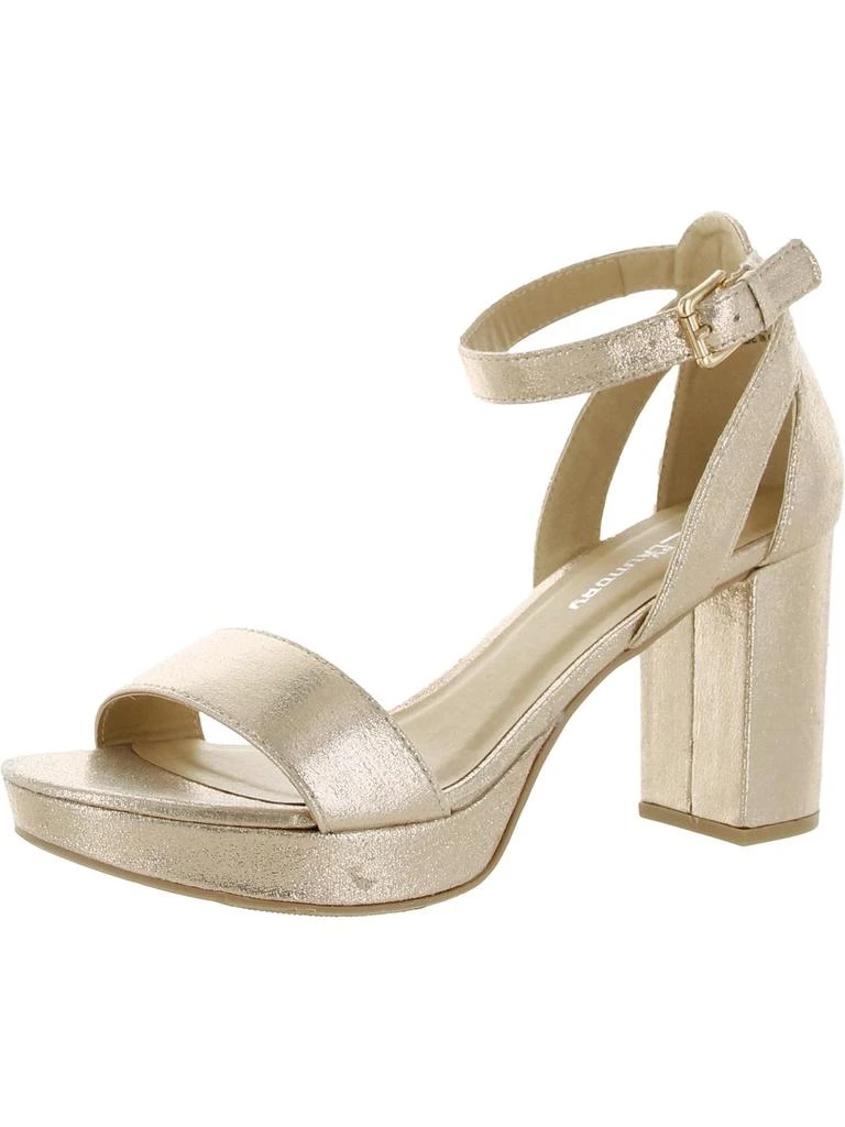CL By Laundry Go On Womens Ankle Strap Heels Block Heel 5
