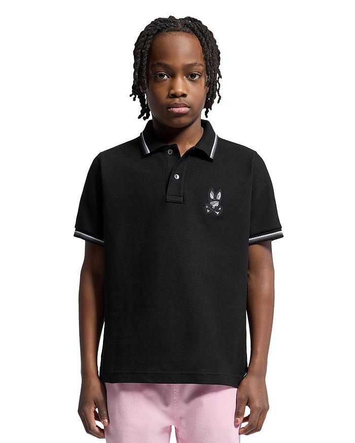 Psycho Bunny Unisex Baxter Pique Polo - Little Kid, Big Kid