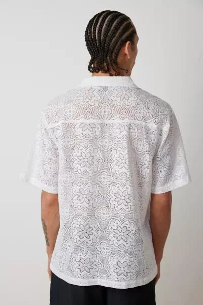 Raga Man Raga Man Chetan Lace Short Sleeve Button-Down Shirt 3