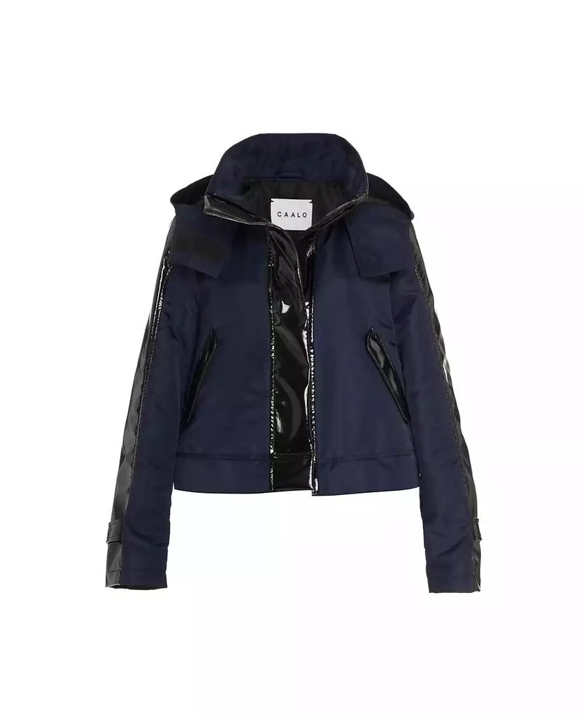 CAALO Women
s Water-Resistant Cropped Raincoat 4