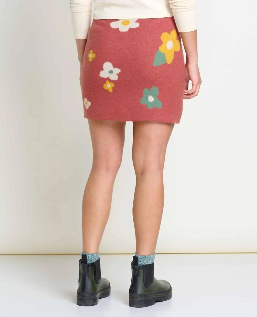 Toad & Co Heartfelt Sweater Skirt In Sundown Flowers 2