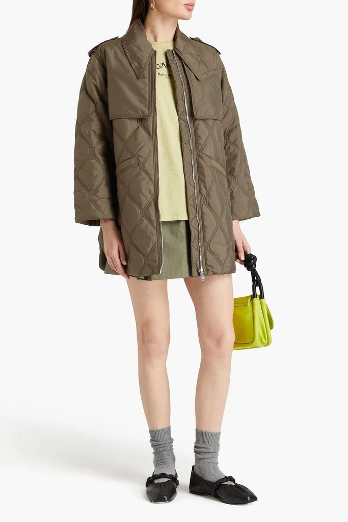Ganni Quilted ripstop jacket 2