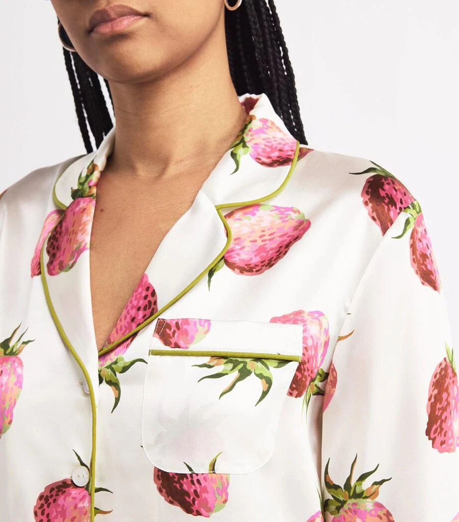 OLIVIA VON HALLE Silk Blythe Lila Pyjama Set 6