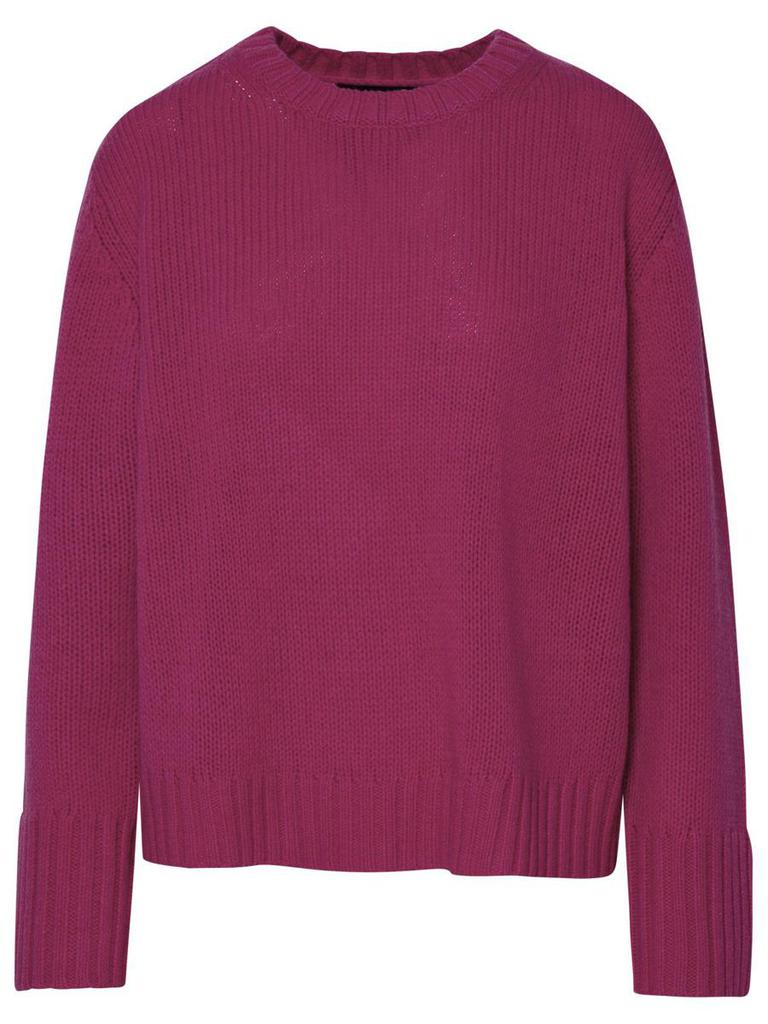 360 Cashmere 360 Cashmere 'Karine' Sweater In Fuchsia Cashmere Blend