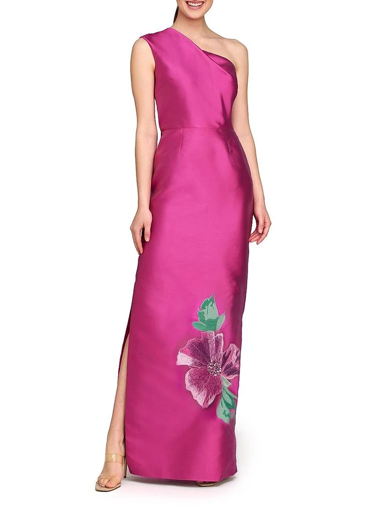 Kay Unger Irina Mikado Column Gown 2