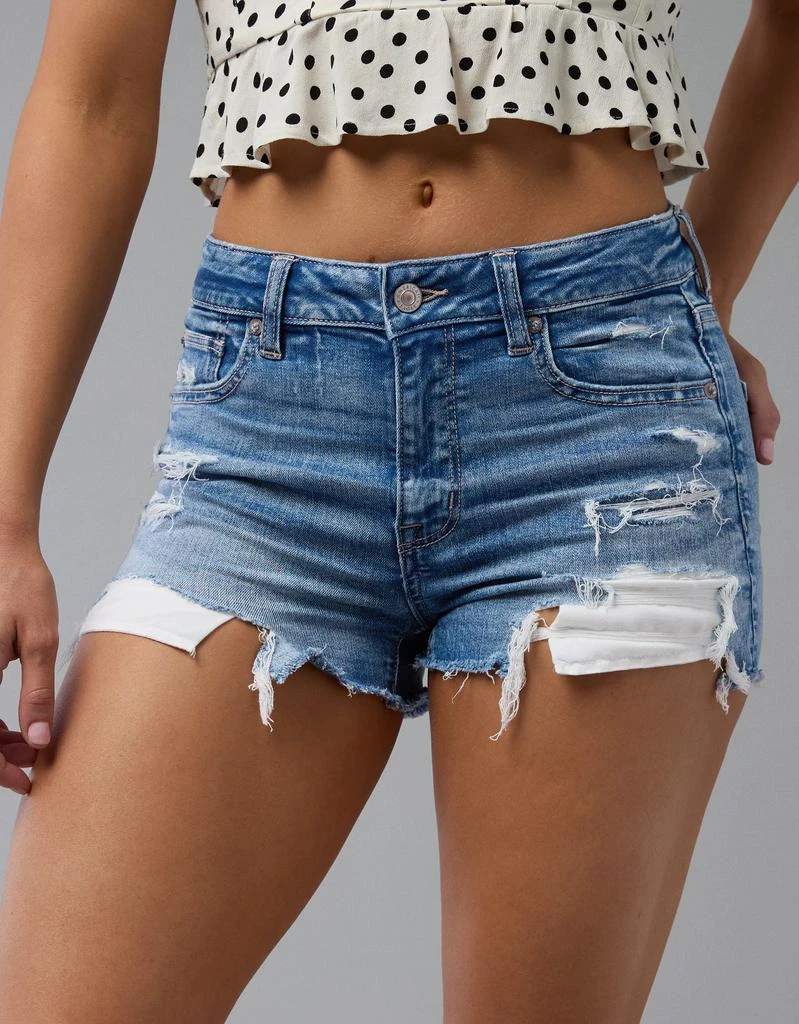 AE AE Next Level Ripped High-Waisted Denim Short Short 6