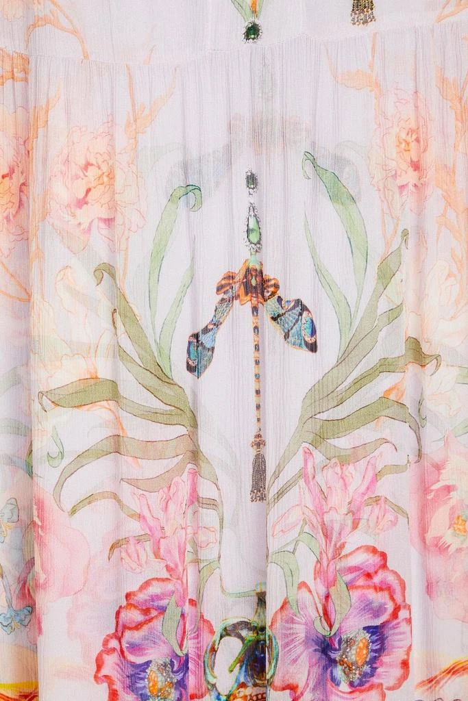 Camilla Crystal-embellished printed silk-crepon maxi dress 4