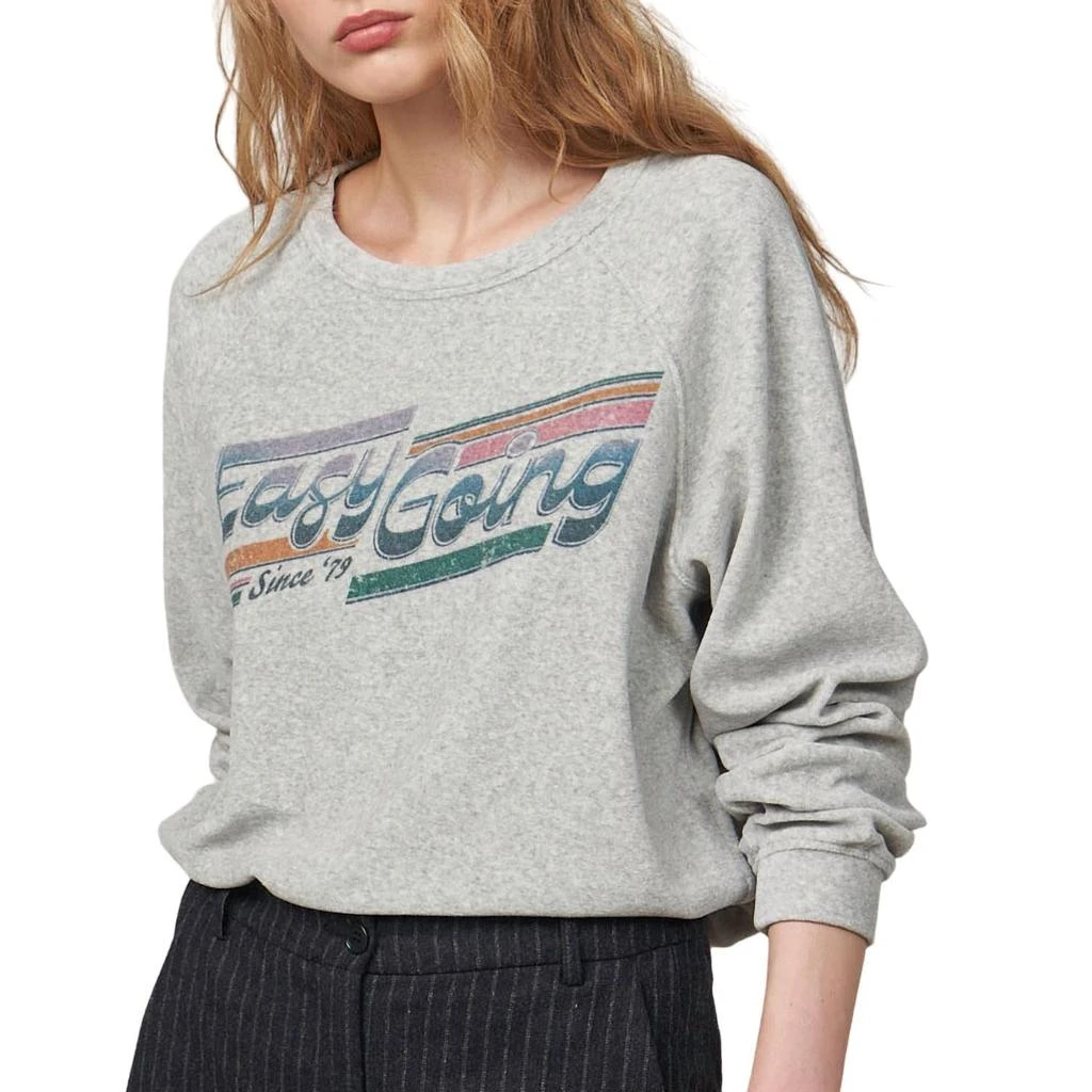 Hartford Teasy Long Sleeve Tee In Heather Grey 1