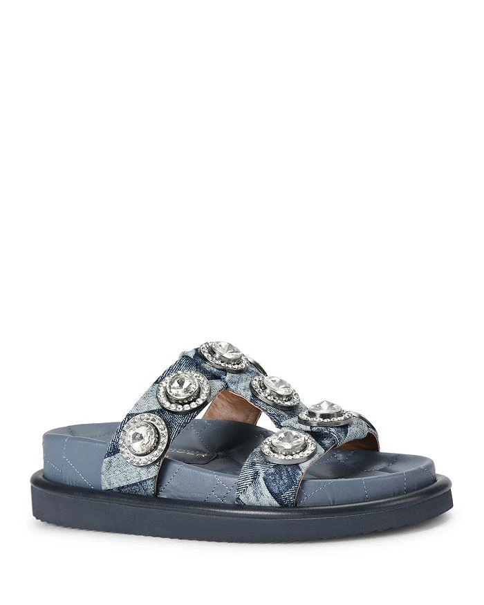 Kurt Geiger Women's Orson Embellished Platform Slide Sandals 1