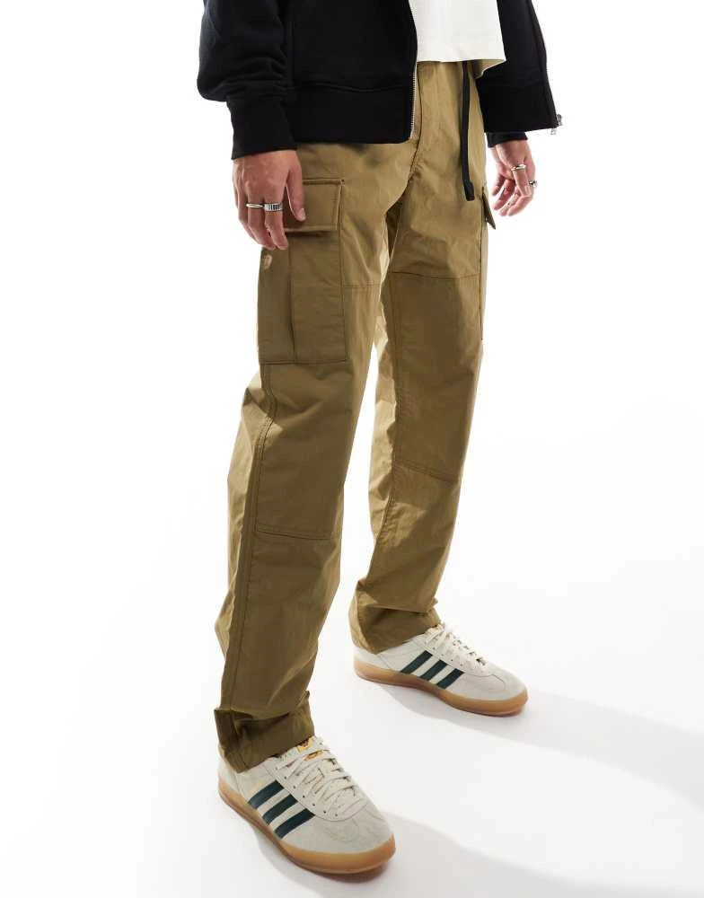Vans Vans MTE service loose fit cargo trousers in khaki 1