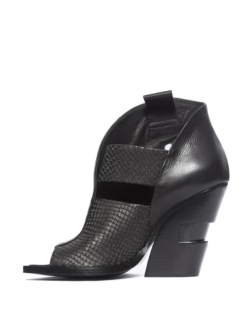 CINZIA ARAIA OPEN LEATHER ANKLE BOOT 3