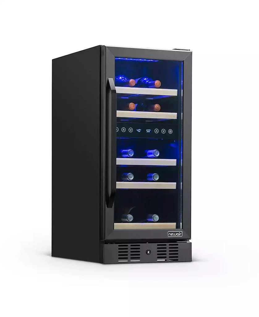 Newair Freestanding 28 Bottle Dual Zone Compressor Wine Fridge in ...